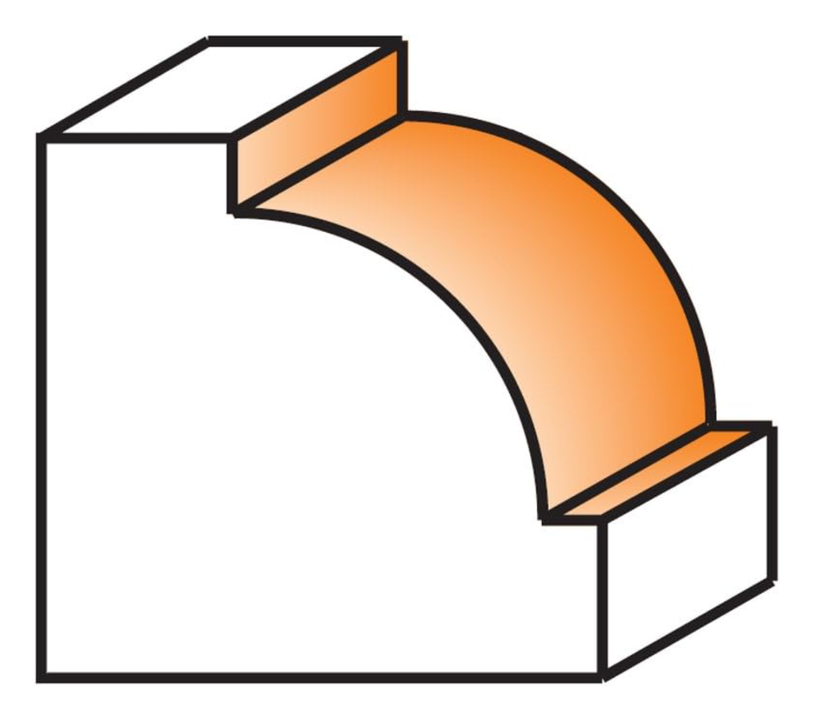 CMT 839.317.11 - MÈCHE À FONDRE 3/8'' RAD 1/4'' TIGE