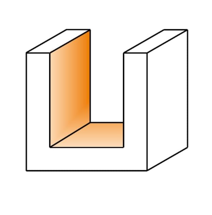 CMT 811.158.11  -  5/8" X 3/4" STRAIGHT ROUTER BIT (SHORT SERIES)