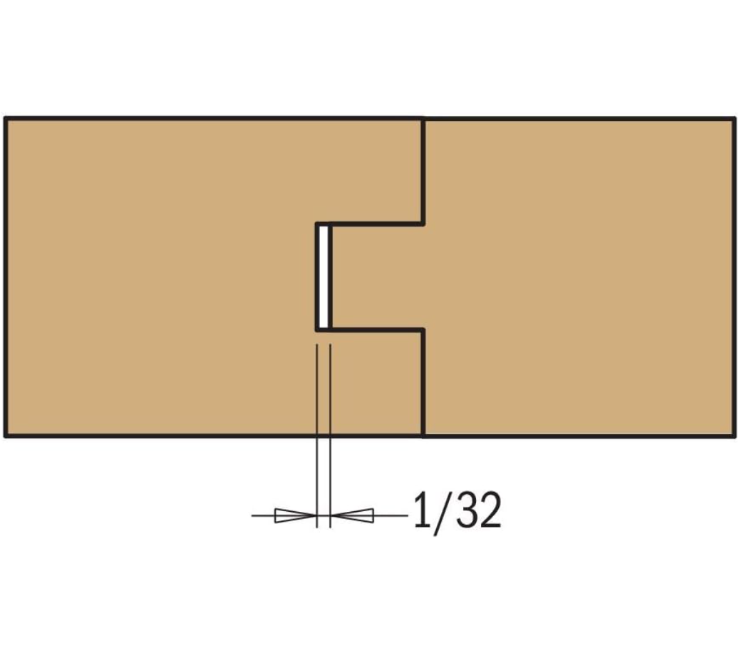 CMT-800.526.11 - 3-teiliges Nut- und Feder-Schreiner-Set