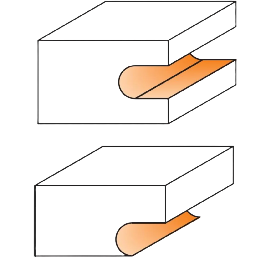 CMT 822.023.11B - MÈCHE À DÉFONCEUSE POUR PARQUET (SQUIRE)