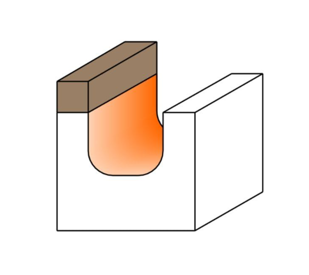 CMT 851.502.11 - MÈCHE À TOUPIE POUR BOL ET PLATEAU 1-1/4"