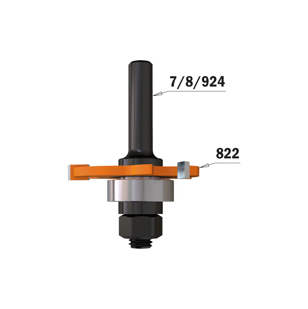 CMT-824.127.10 - SLOT CUTTER ARBOR W/BRNG S=1/2