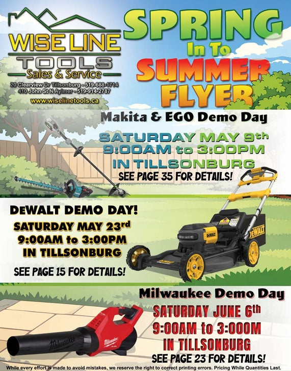 Spring Into Summer Sale