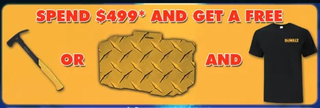 » Spend 499 and Get This Free... (100% off) DEWALT