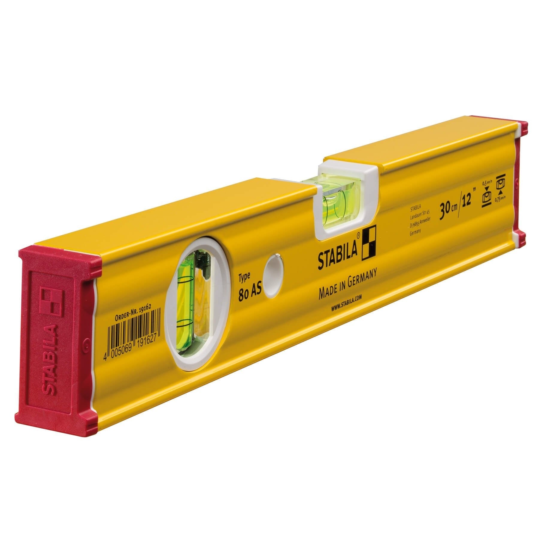 Stabila 29012- 12” Box Beam Level - Wise Line Tools