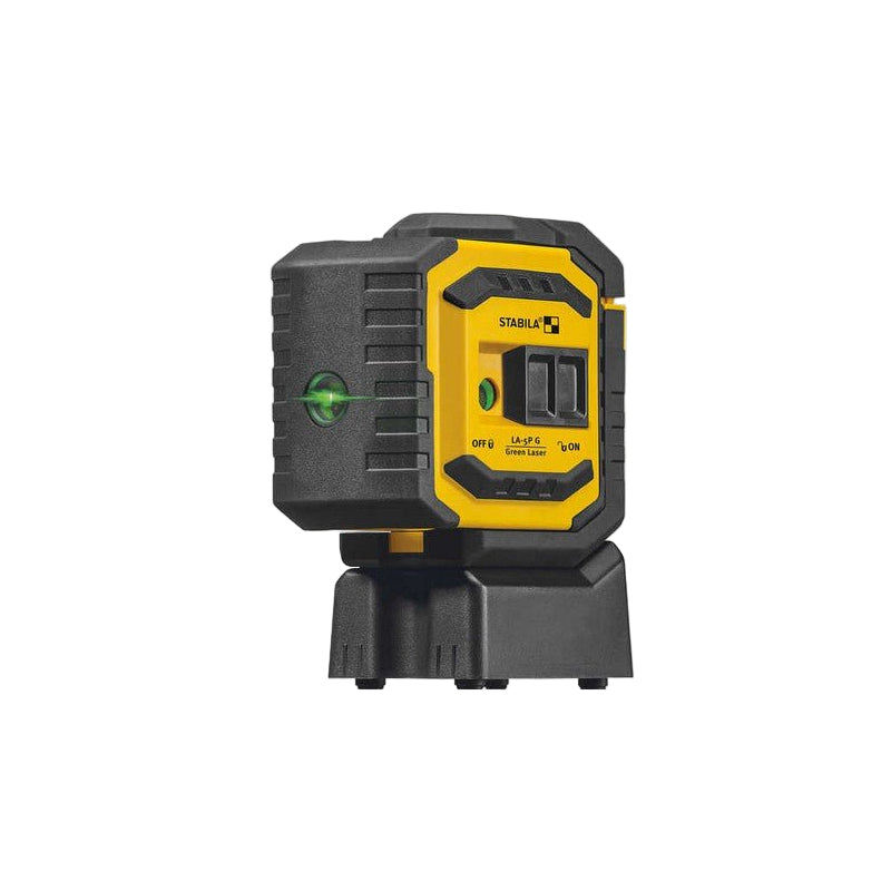 Stabila LA-5P G self-leveling, 5-Point/Dot GREENBEAM Laser - Wise Line Tools