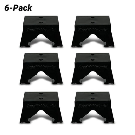 StealthMounts BM-MW12-BLK-6 6-Pack Milwaukee M12 Black Battery Mounts STEALTHMOUNTS