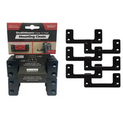 StealthMounts OM-CL-BLK-6 - Cleat 'n' Feet Mounting Cleats STEALTHMOUNTS