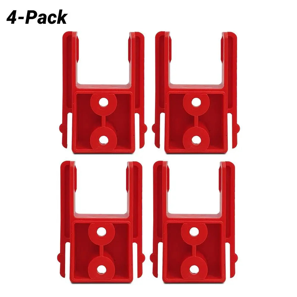 StealthMounts TM-MW18-RED-4 4-Pack Milwaukee M18 Red Tool Storage Mounts STEALTHMOUNTS