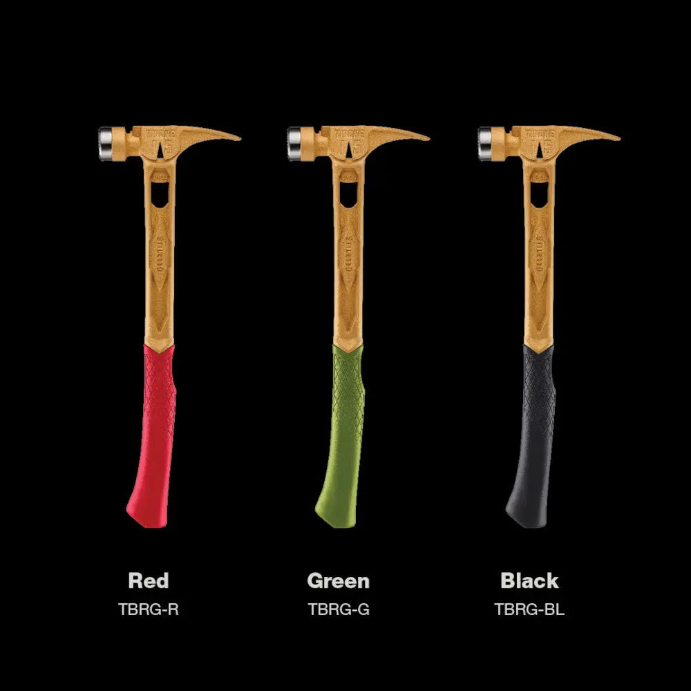 Stiletto TIB15MC-CG - STILETTO® TIBONE™ 15oz Milled/Curved Titanium Hammer- Limited Edition Gold STILETTO