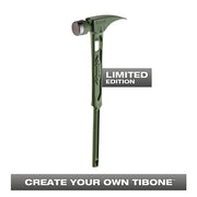 Stiletto TIB15MC-CGR - STILETTO® TIBONE™ 15oz Milled/Curved Titanium Hammer- Limited Edition Green STILETTO