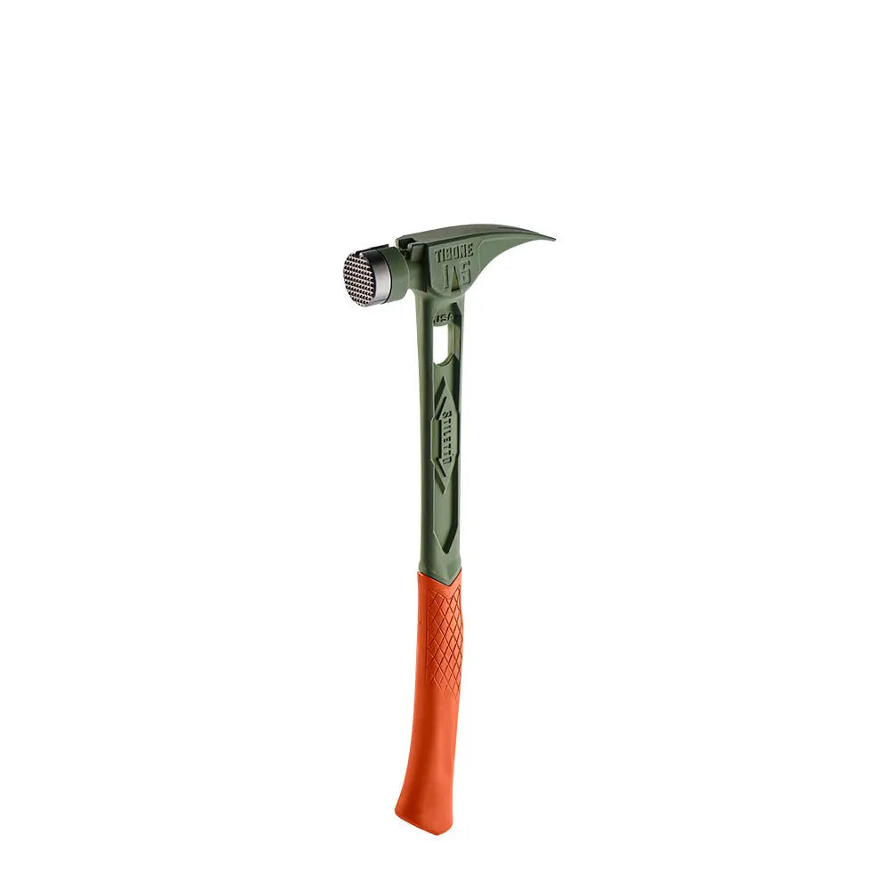 Stiletto TIB15MC-CGR - STILETTO® TIBONE™ 15oz Milled/Curved Titanium Hammer- Limited Edition Green STILETTO