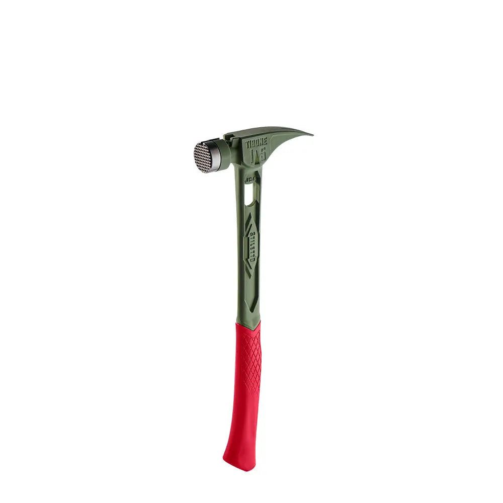 Stiletto TIB15MC-CGR - STILETTO® TIBONE™ 15oz Milled/Curved Titanium Hammer- Limited Edition Green STILETTO