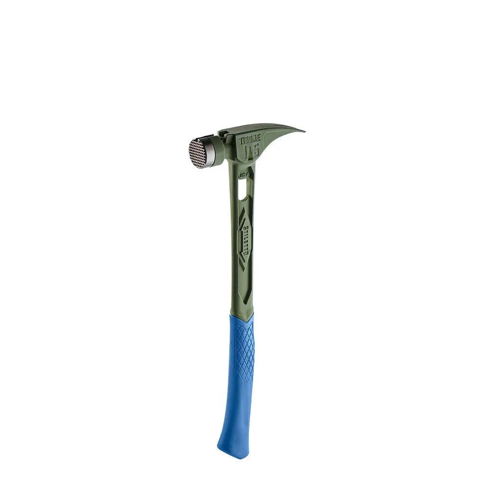 Stiletto TIB15MC-CGR - STILETTO® TIBONE™ 15oz Milled/Curved Titanium Hammer- Limited Edition Green STILETTO