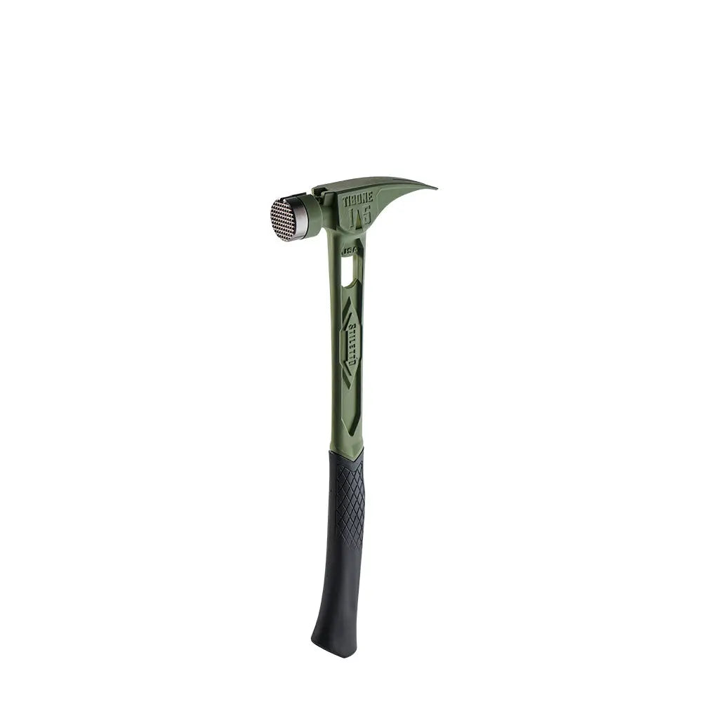 Stiletto TIB15MC-CGR - STILETTO® TIBONE™ 15oz Milled/Curved Titanium Hammer- Limited Edition Green STILETTO