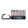 VEGA T150P2R2CS10 - 2-Inch Phillips #2 / Square #2 Combo Torsion Bits - 10-Pack