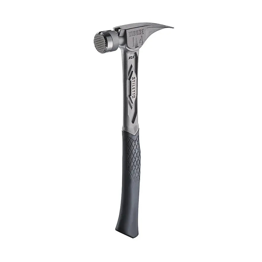Milwaukee TIB14RMC - STILETTO® TIBONE™ 14oz Milled/Curved Titanium Framing Hammer - Wise Line Tools