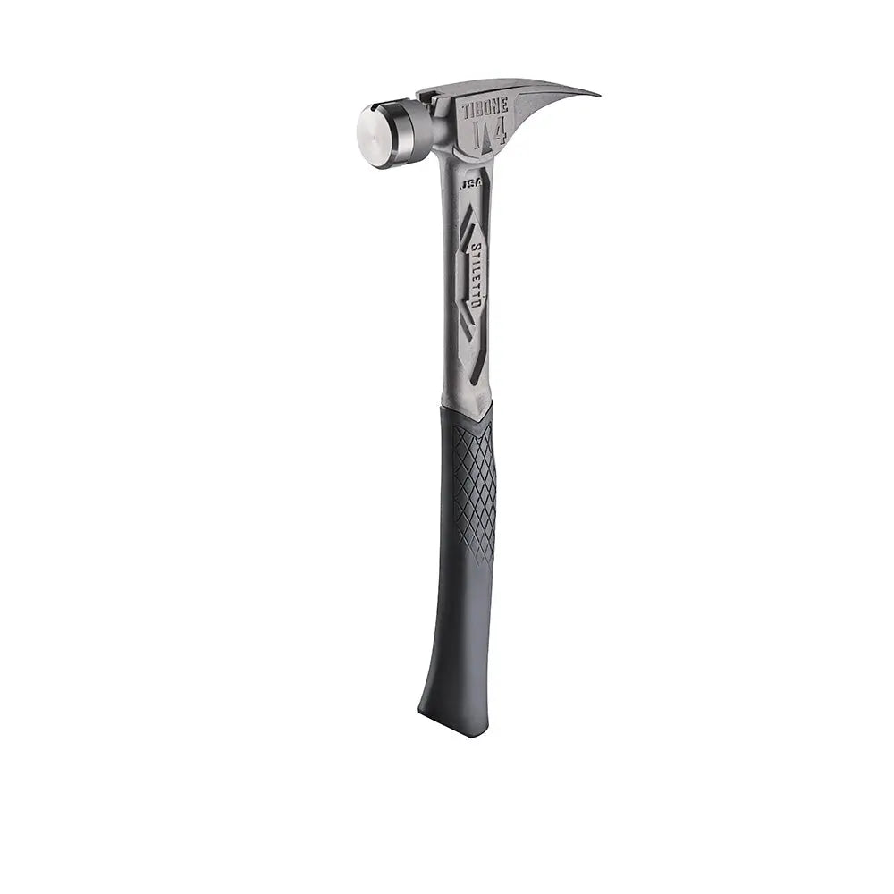 Milwaukee TIB14RSC - STILETTO® TIBONE™ 14oz Smooth/Curved Titanium Framing Hammer - Wise Line Tools