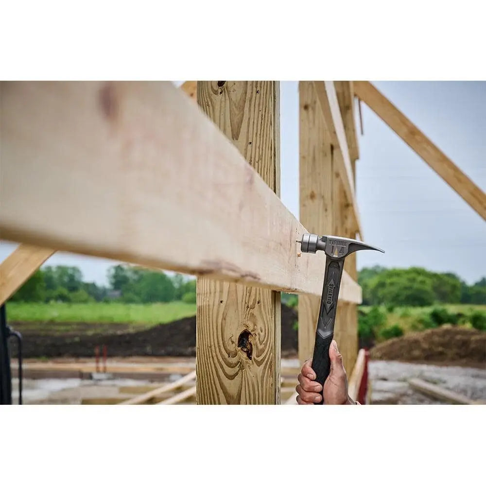Milwaukee TIB14RSC - STILETTO® TIBONE™ 14oz Smooth/Curved Titanium Framing Hammer - Wise Line Tools