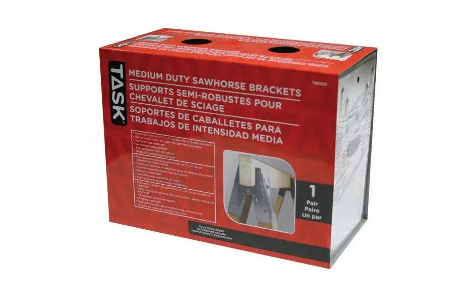 Task T88355 - Medium Duty Saw Horse Bracket - 2/pack TASK