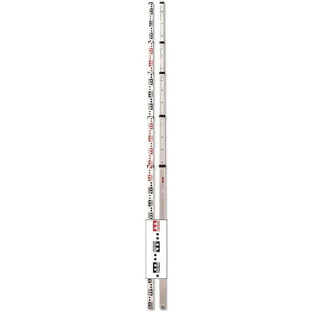 Topcon - NAR5M/E  -  5m Aluminum Grade Rod "E" Front ft. & 10ths - Wise Line Tools
