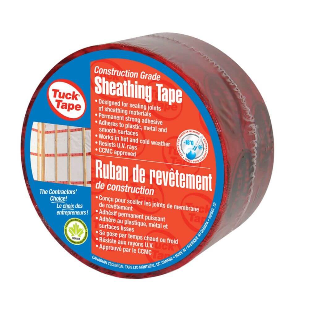 Tuck Tape  - Red Sheathing Tape - Wise Line Tools