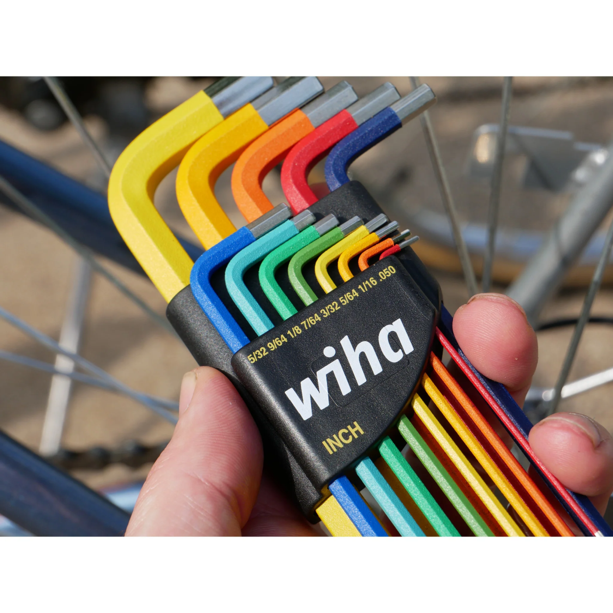 WIHA WIH-66981 - 13pc SAE Ball End Colour Coded Hex Key Set