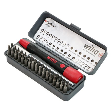 WIHA WIH-75958 - 36pc GoBox Precision Micro Bit Set