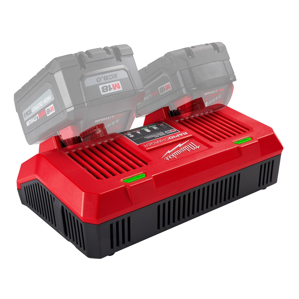 MILWAUKEE 48-59-1888 - 2x M18 FORGE 8.0Ah Battery & Dual-Port Rapid Charger Combo