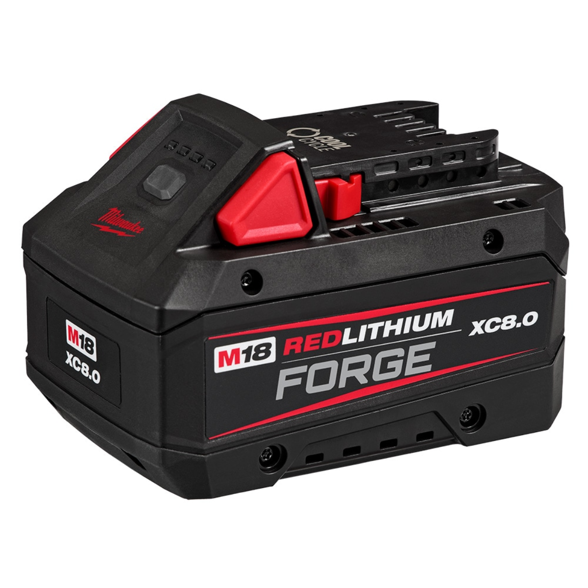 MILWAUKEE 48-59-1888 - 2x M18 FORGE 8.0Ah Battery & Dual-Port Rapid Charger Combo