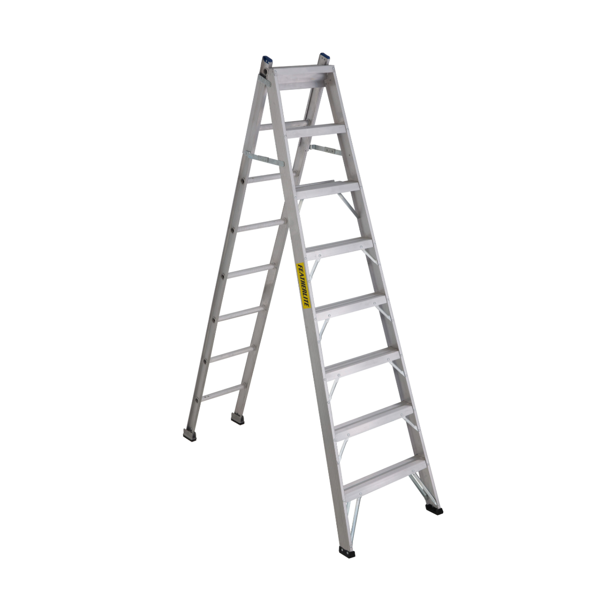 FEATHERLITE FL-2708 - 8′ HEAVY DUTY ALUMINUM MULTIPURPOSE LADDER