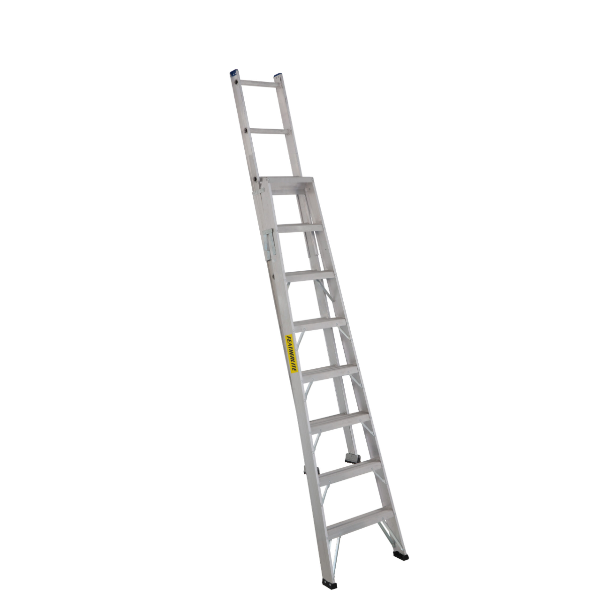 FEATHERLITE FL-2708 - 8′ HEAVY DUTY ALUMINUM MULTIPURPOSE LADDER
