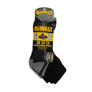 DEWALT DXSC188-BLK - Quarter Work Socks Large (L) 3 Pairs Black