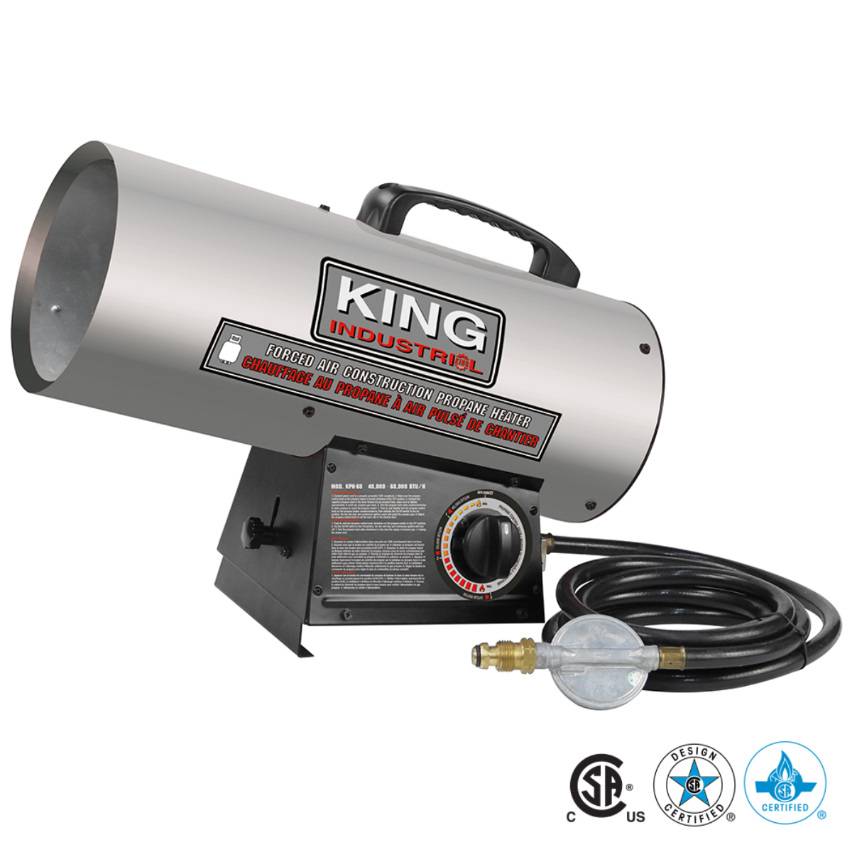 KING KPH-60 - Propane Heater, Forced Air- 40,000 - 60,000 BTU/H
