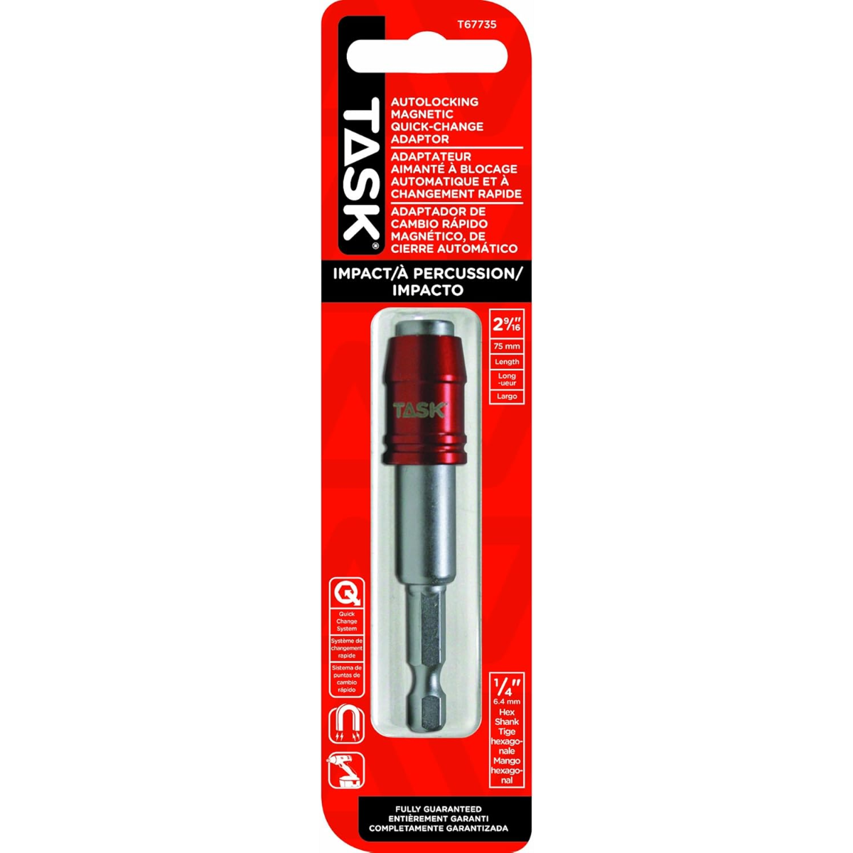 TASK T67735 - 3" IMPACT Autolocking Bit Holder - 1/pack