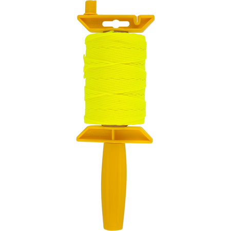 TASK T27110 - 250' Yellow Braided Nylon Construction Line Reel