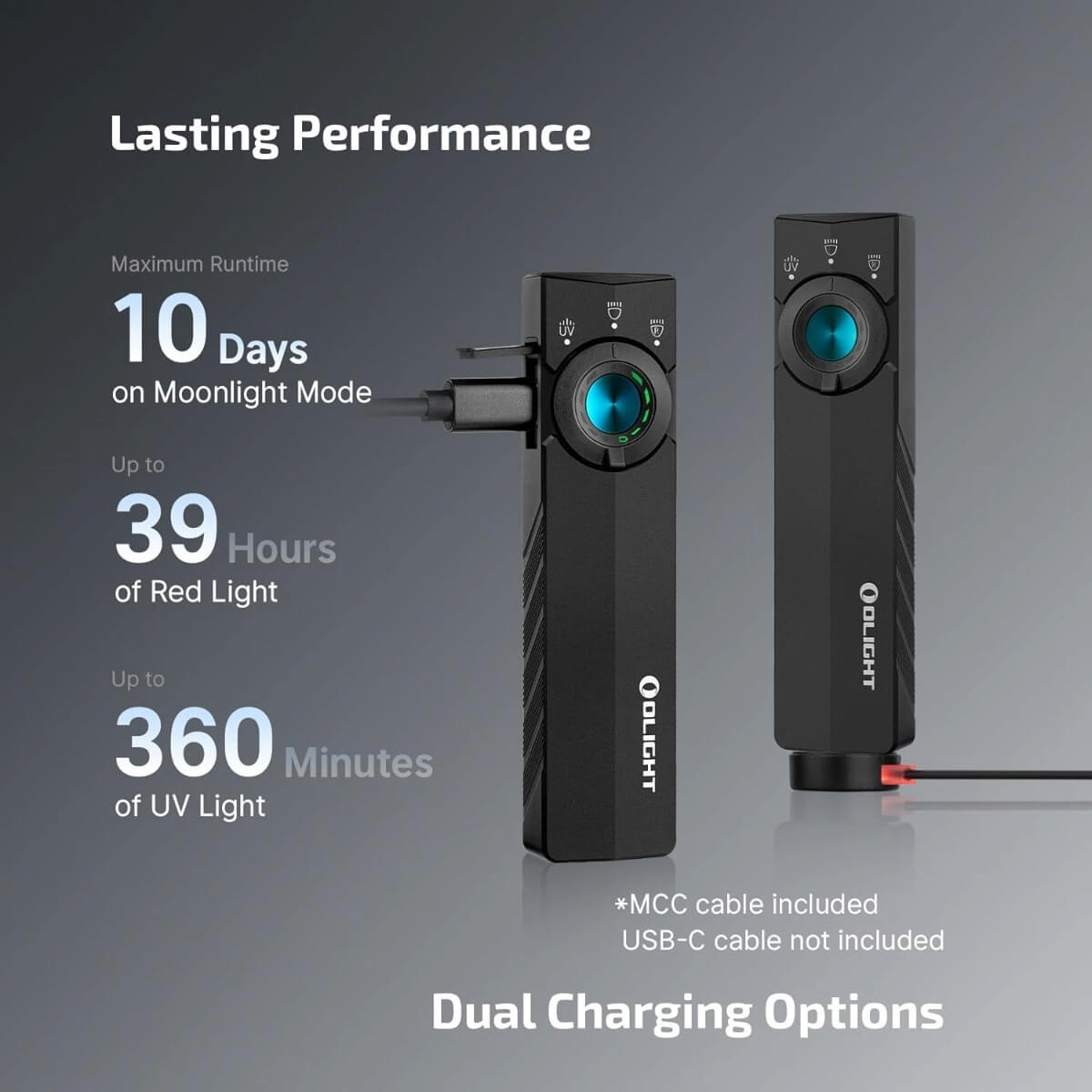 OLIGHT ARKPROLITE - ArkPro Lite Flat EDC Light - Matte Black