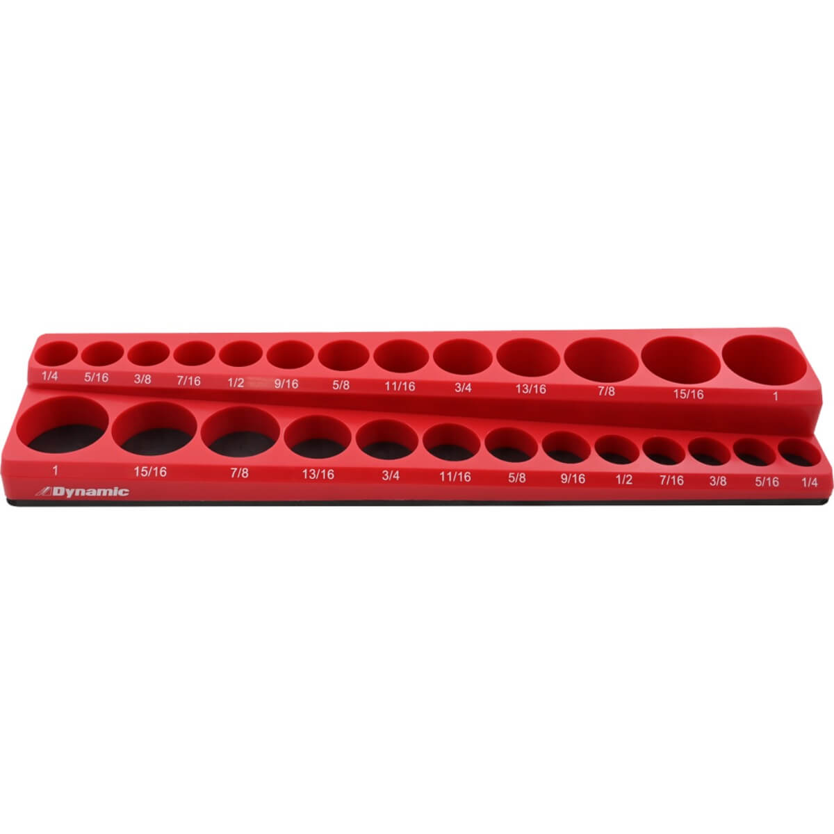 DYNAMIC GT-D029002 - 3/8-in Drive Magnetic Organizer for 26 SAE Sockets