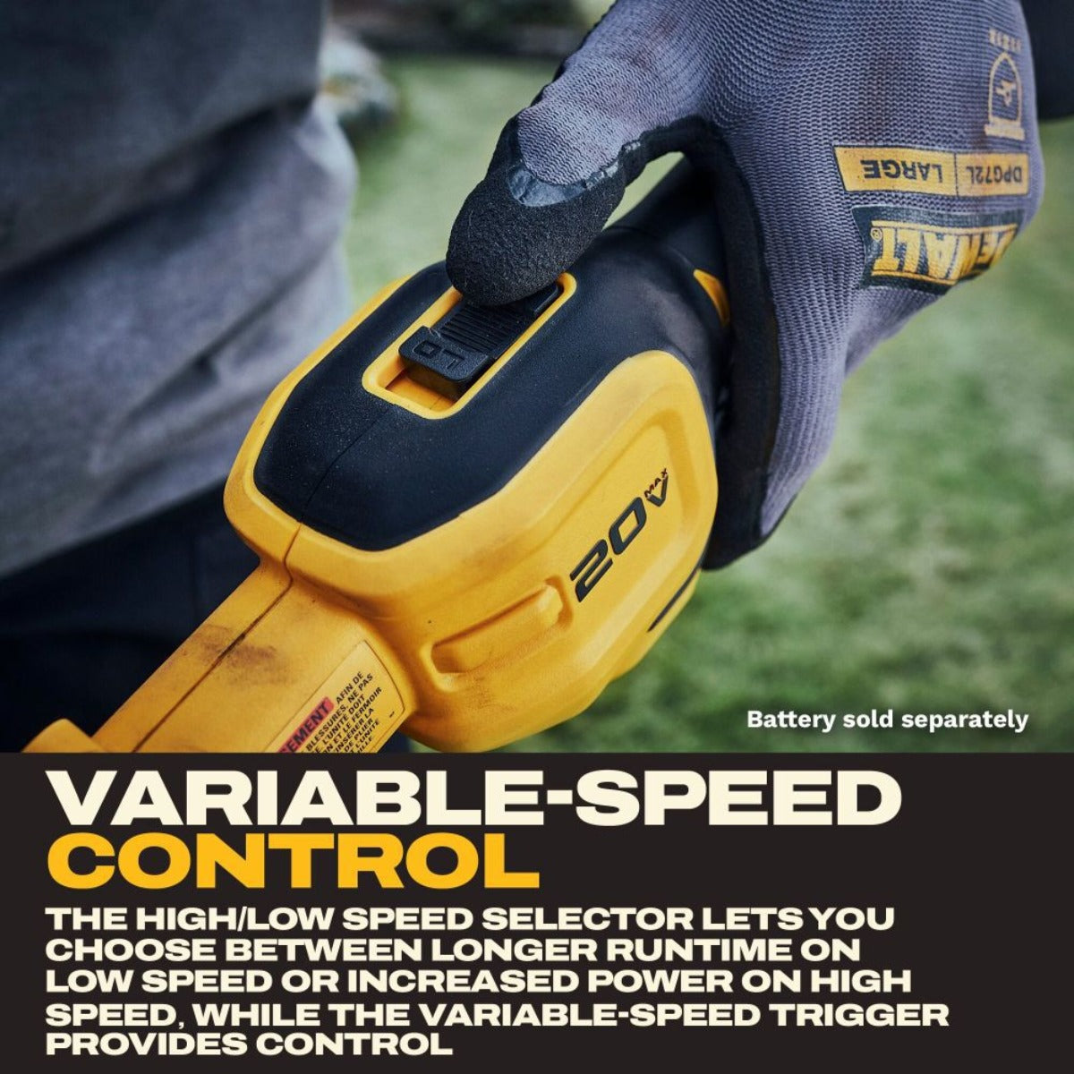 DEWALT DCST926B - 20V MAX* Brushless Cordless Foldable String Trimmer (Tool Only)