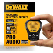 DEWALT 1901148DW2 - Jobsite Pro Wearable Bluetooth Speaker