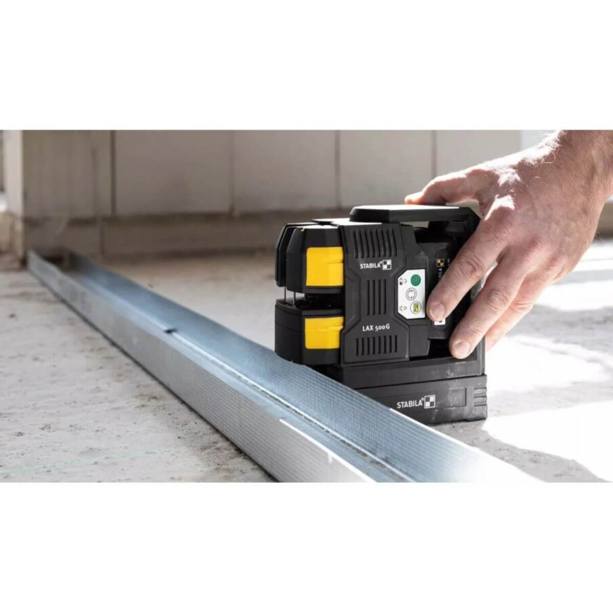 STABILA STA-03520 - LAX 500 G 12V Green Cross-Line & Plumb Laser Kit