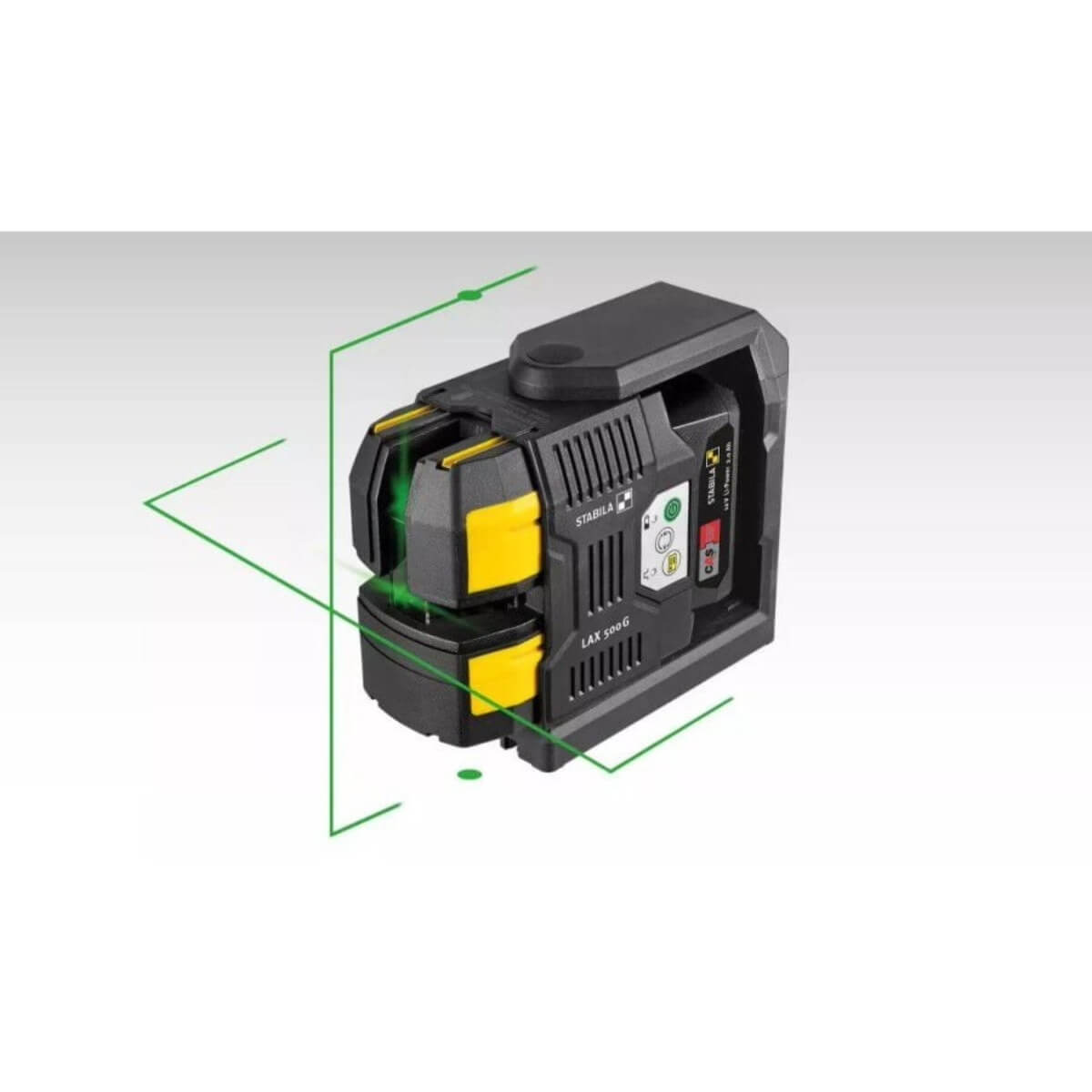 STABILA STA-03520 - LAX 500 G 12V Green Cross-Line & Plumb Laser Kit