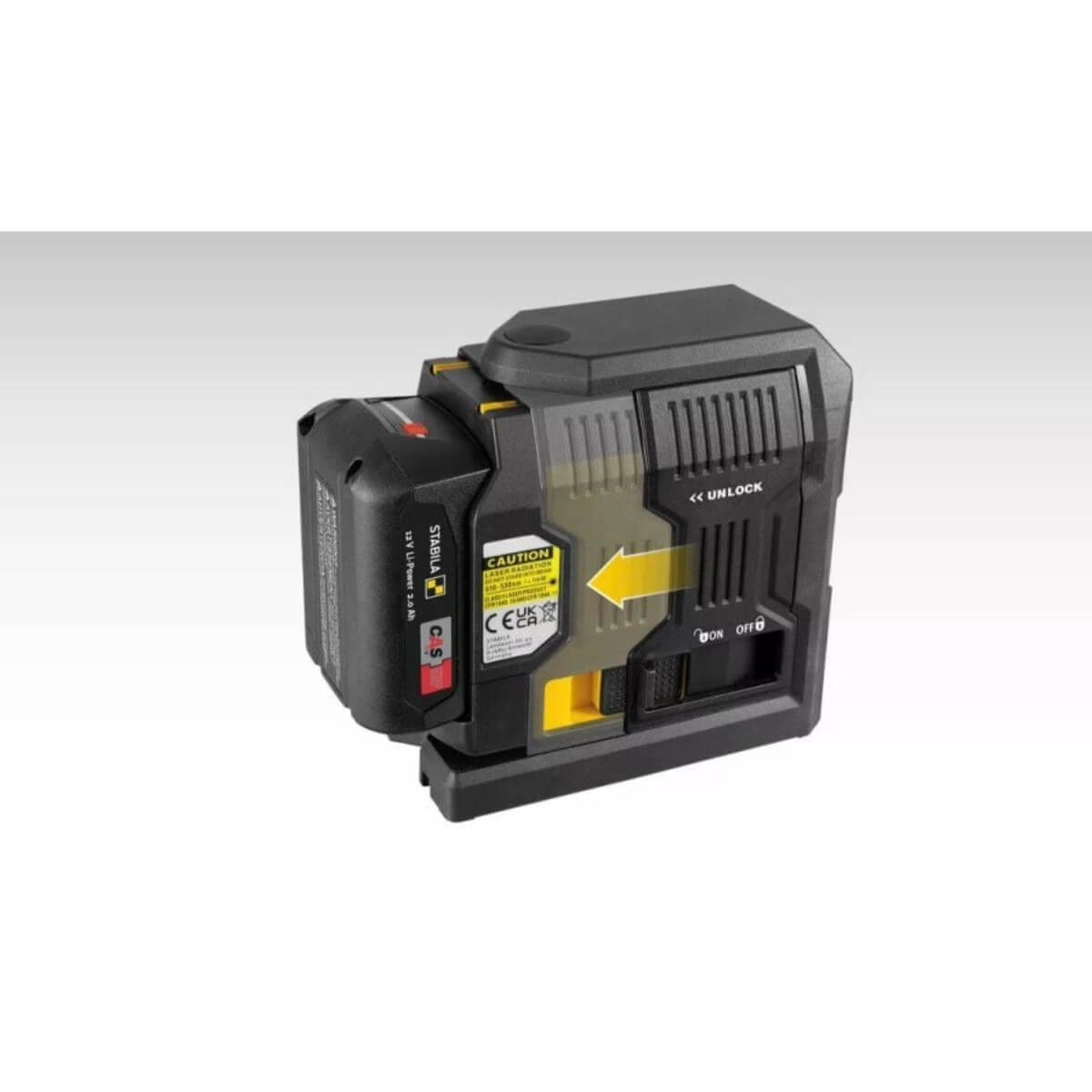 STABILA STA-03520 - LAX 500 G 12V Green Cross-Line & Plumb Laser Kit