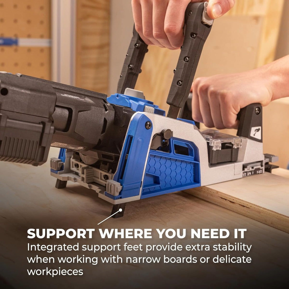 KREG KPTBRB100A - Rebel 20V Ionic Drive Pocket-Hole Joiner Kit