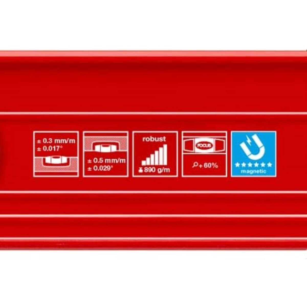 SOLA LSB48LM - 48-Inch Magnetic Big Red Box Beam Level