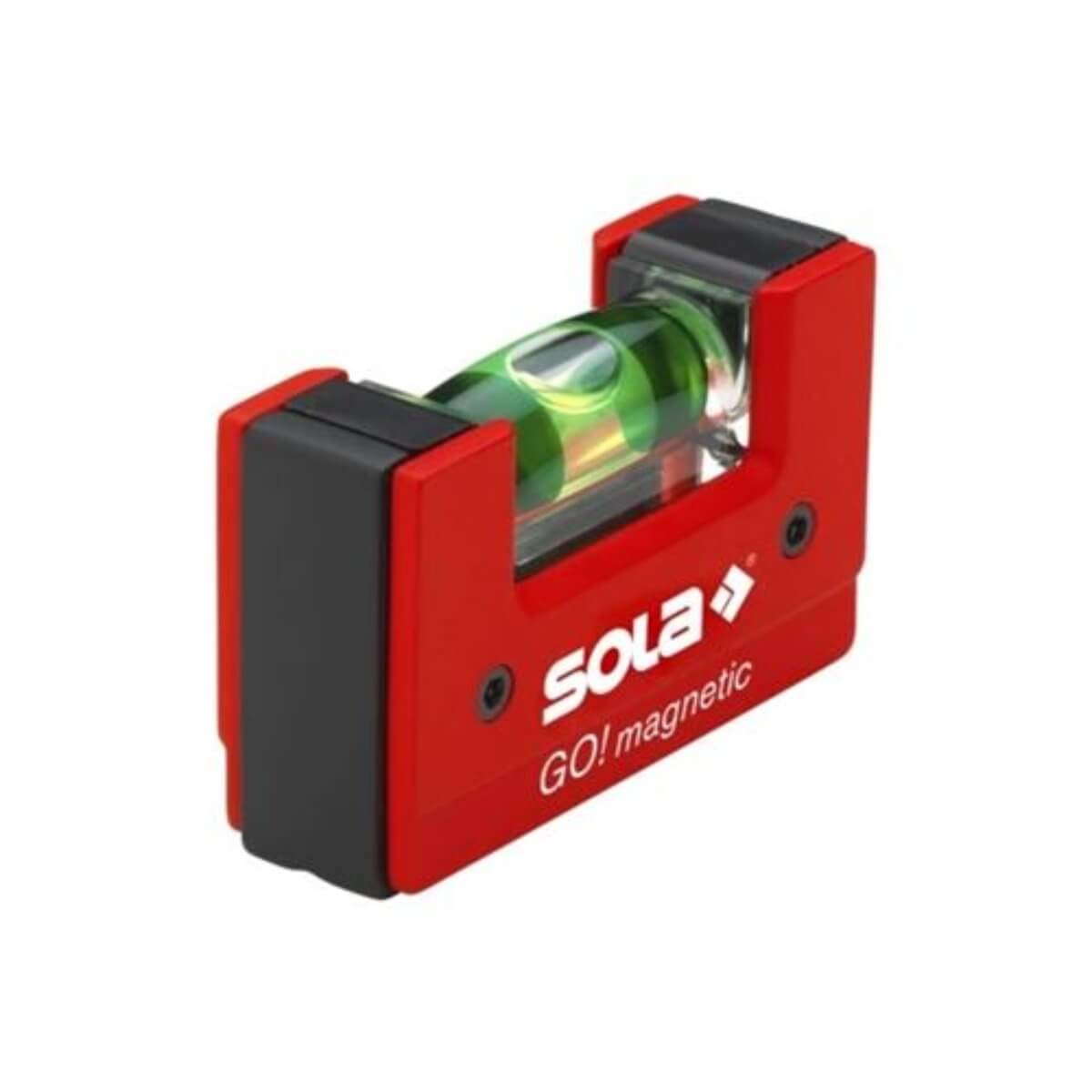 SOLA LSGOM - GO! Magnetic 3-Inch Pocket Level with Belt Clip