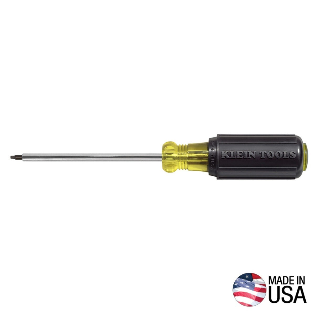KLEIN KLE-667 - #3 Square Recess Screwdriver, 8-Inch Round Shank