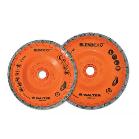 WALTER WAL-07U501 - Blendex U 5" x 5/8"-11 Fine Grade Finishing Cup Disc