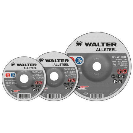WALTER WAL-08W502 - Allsteel™ 5" x 1/8" x 7/8" Grinding Wheel