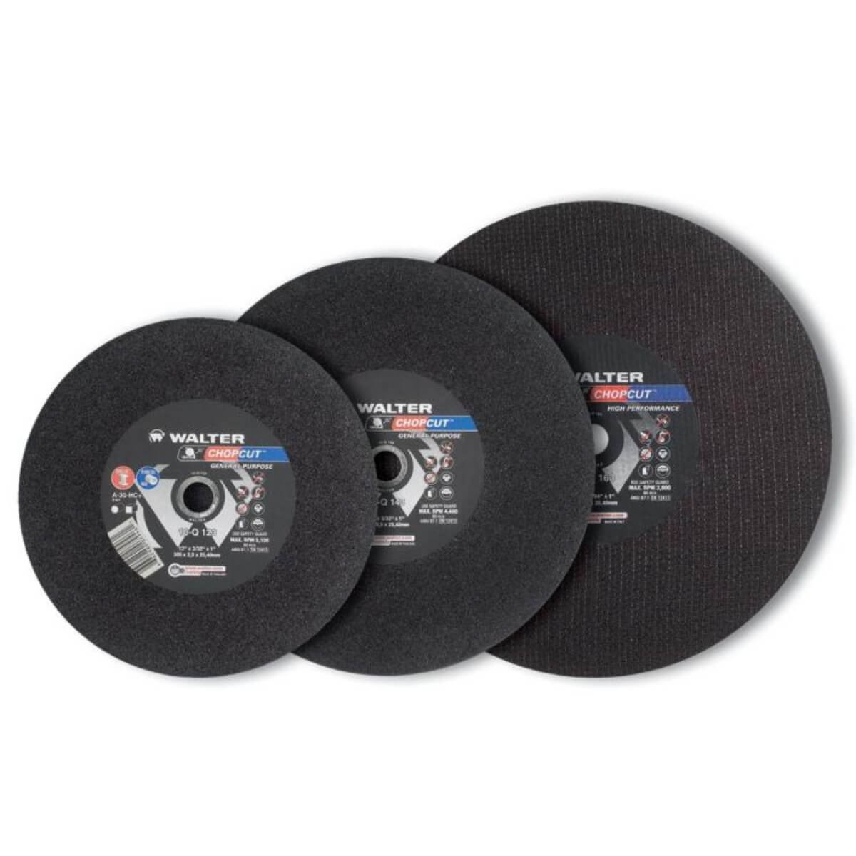 WALTER WAL-10Q143 - CHOPCUT™ Type 1 Cut-Off Wheel - 14" x 3/32" x 1"